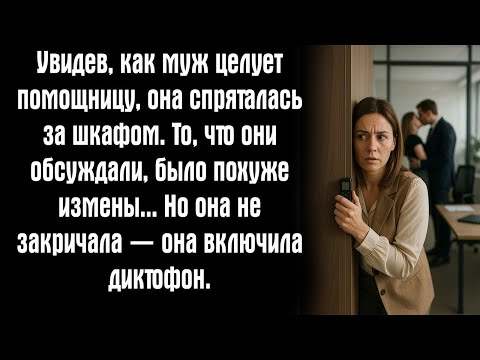 Видео: Увидев, как муж целует помощницу, она спряталась за шкафом. То, что они обсуждали, было похуже
