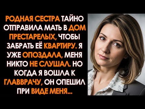 Видео: Родная сестра подделала документы и отправила маму в дом престарелых  Она не знала, что главврач...