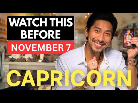Видео: Козерог 🙌 «Это ваше лучшее чтение в жизни! ЭТО ПРОИЗОЙДЁТ 7 НОЯБРЯ» 🌟 Знак Козерога