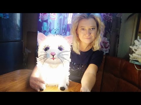 Видео: Светильник кошечка из подложки. Исправления)