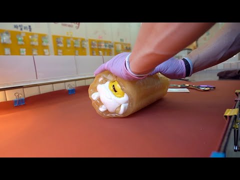 Видео: удивительные конфеты ручной работы, характерные конфеты / корейская уличная еда