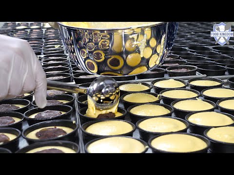 Видео: 30 тонн в месяц! запеченный клейкий рисовый пирог / Корейская пищевая фабрика