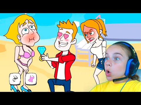 Видео: СПАСИ ДЕВУШКУ НА СВИДАНИИ Игра на телефоны андроид Save The Girl