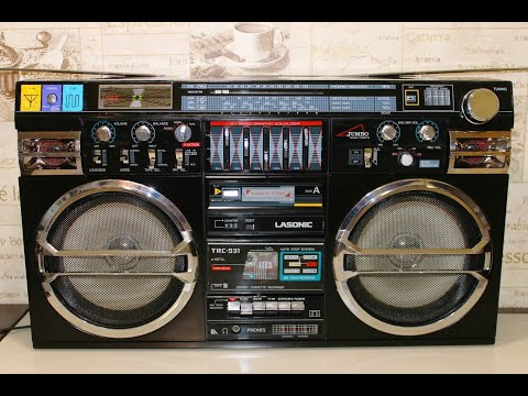 Видео: Брутальный Геттобластер? LASONIC TRC-931 профилактика и ремонт