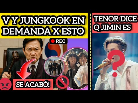 Видео: СКАНДАЛ🔴Чонгук и Ви столкнулись с судебным иском из-за этого😡Тенор говорит, что Чимин🥹btsnews