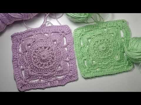 Видео: КВАДРАТНЫЙ МОТИВ ДЛЯ ВЯЗАНИЯ ЛЮБОГО ИЗДЕЛИЯ