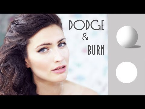 Видео: Уроки Фотошопа / РЕТУШЬ кожи / Метод Додж энд Берн / Экспресс метод Dodge and Burn