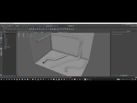 Видео: #2 Maya Autodesk Как быстро создать трубу канат провод веревку  How to create easily pipe wire rope