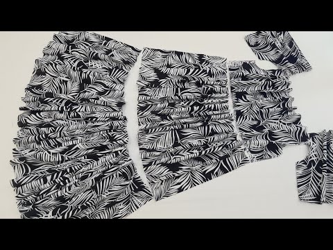 Видео: Как сшить очень элегантное и легкое платье / Сшить элегантное платье простым способом