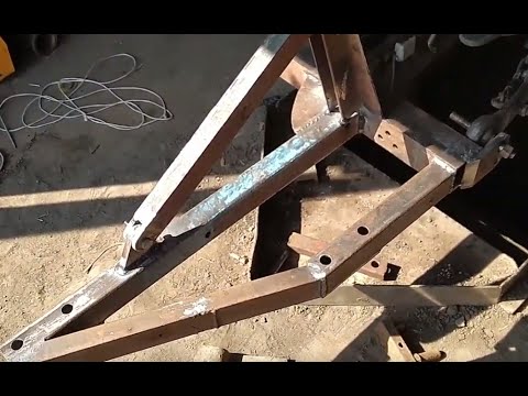 Видео: Плуг до минитрактора (рама) чстина №1