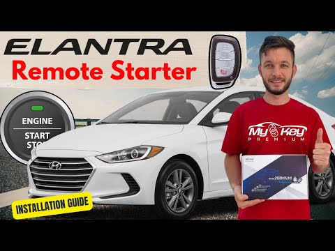 Видео: Дистанционный запуск двигателя Hyundai Elantra 2017-2020 | Как установить | Mykey Premium