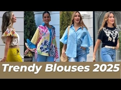 Видео: Модные блузки 2025 года