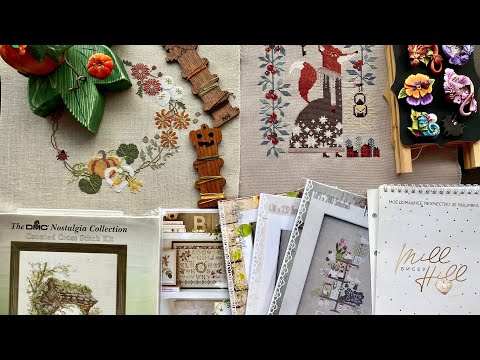 Видео: 34.Madame Chantilly.Barbara Ana.Покупки и повествования о вышивке. Вышивка крестом/крестиком