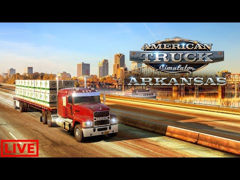 Видео: 🚧ATS \\\ Новый штат Arkansas \\\ Общение + Вебка🚧