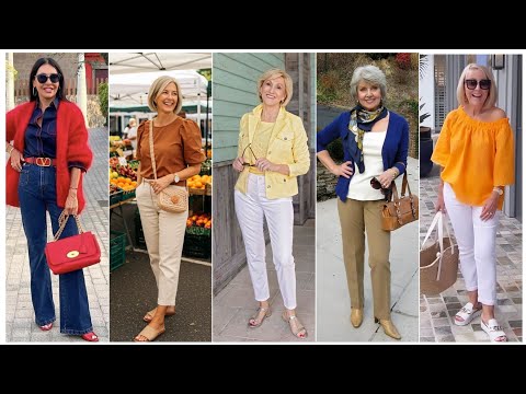 Видео: Натуральные образы для женщин старше 50, 60, 70 лет | Летняя мода 2025 для женщин #womenoutfitsideas