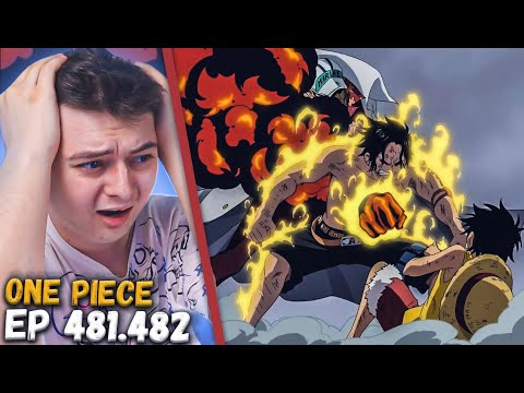 Видео: СМЕРТЬ ЭЙСА Ван-Пис 481-482 серия | Реакция на аниме