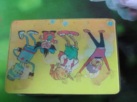 Видео: Календарики переливные СССР, по мотивам советских мультфильмов