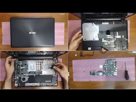 Видео: Asus X553MA ( P553M ) разборка , мини обзор , замена термопасты