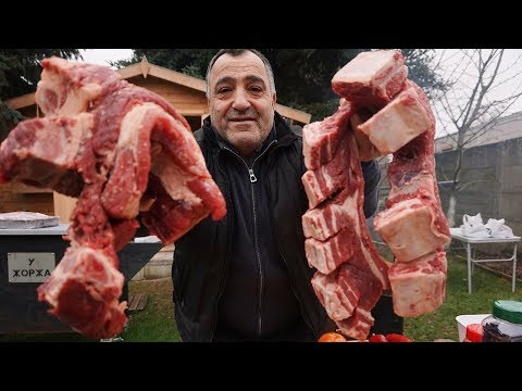 Видео: Мясо, приготовленное в казане на костре, тает во рту! Рецепт от Жоржа