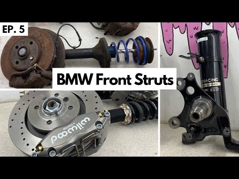 Видео: EP. 5. Восстановление моего BMW E30 — передние стойки — полная реставрация и модернизация