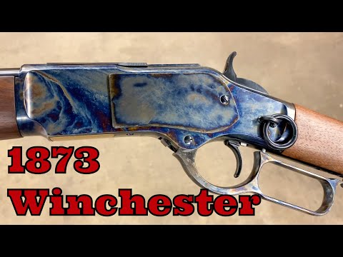 Видео: Стрельба из винтовки Winchester 1873 года калибра .357 Magnum на 200 ярдов.