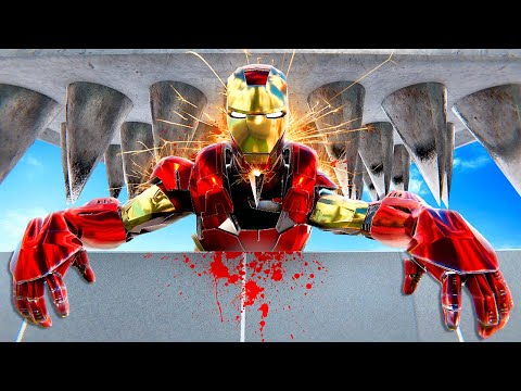 Видео: Пронзающий Железного Человека Шипами — Моды Bonelab VR