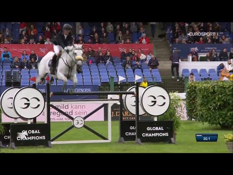 Видео: Конкур 160, гран при Гамбурга, Германия, 11 этап Глобалчемпионстур 2021