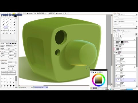 Видео: Большой урок по работе с выделениями и масками в Sai.