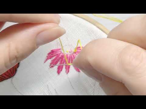 Видео: Вышивка гладью. Полевые цветы. Часть 4. Hand embroidery.  How to embroider wildflowers.  Part 4