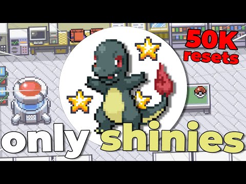 Видео: Pokemon FireRed и LeafGreen, но я могу использовать только SHINIES