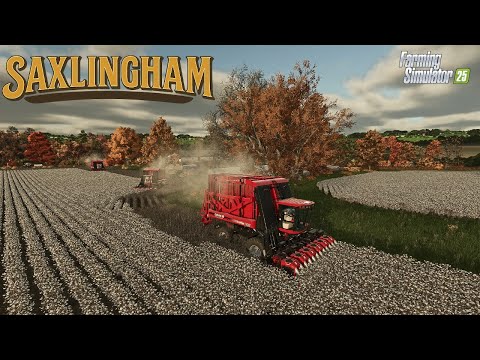Видео: Действаме с 3 Памукокомбайна В Saxlingham - Episode 20 - Farming Simulator 25