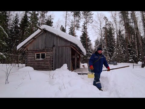 Видео: ПРОБИВАЕМ ПУТИК в ИЗБУ. ЧЕТЫРЕ ДНЯ в ТАЙГЕ. СТАВИМ СЕТИ под ЛЁД на ТАЁЖНОМ ОЗЕРЕ. Часть вторая.