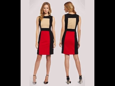 Видео: Комбинированное платье. Моделируем.