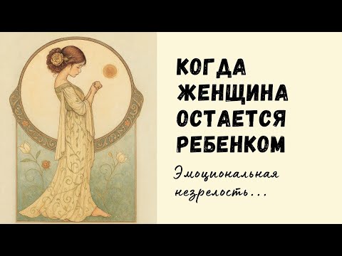 Видео: Психология НЕЗРЕЛОЙ ЖЕНСТВЕННОСТИ | Почему Женщины Застревают в роли «Вечной Девочки»