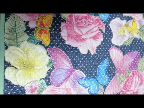 Видео: Стегаем по  фатину.