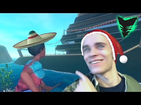 Видео: ☕ Happy Wolf и Мексиканец стрим 30.12.21 — Предновогодний плотик — Raft