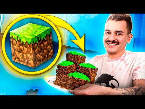 Видео: Готовлю торт-майнкрафт