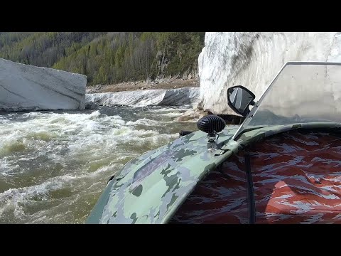 Видео: Аэролодка пиранья на р. Кантегир