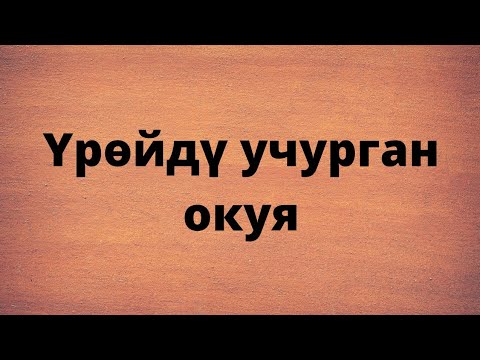 Видео: Үрөйдү учура турган окуя. Автору белгисиз.