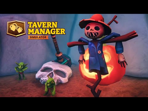 Видео: Хэллоуинский ивент | Tavern Manager Simulator #9