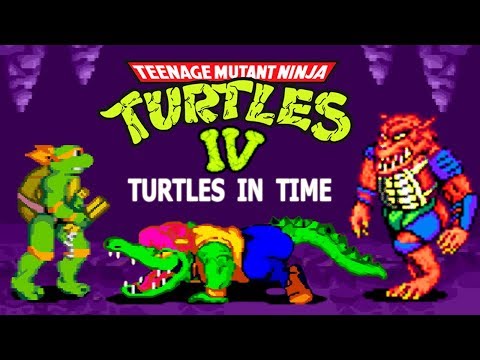 Видео: Teenage Mutant Ninja Turtles 4: Turtles In Time прохождение (Super Nintendo / SNES)