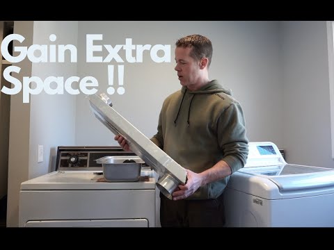 Видео: Установка вентиляционного отверстия сушилки в ограниченном пространстве / Варианты вентиляционных...