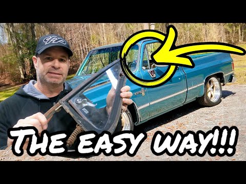 Видео: Новая техника! Простой способ ремонта вентиляционного окна Squarebody '73-'87.