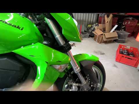 Видео: фиксация работы мотора Kawasaki z1000 07-09