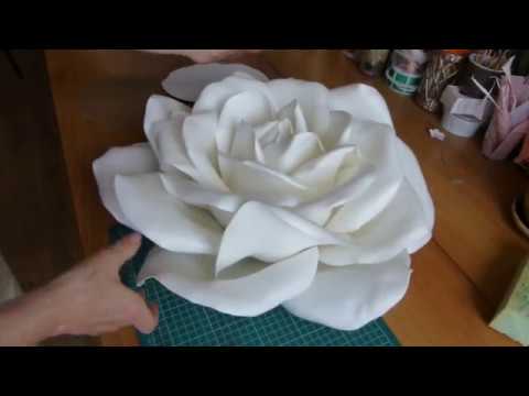 Видео: Шляпа-роза Часть 4