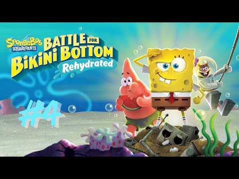 Видео: Spongebob Squarepants Battle For Bikini Bottom Rehydrated {Серия 4} Морская Игла