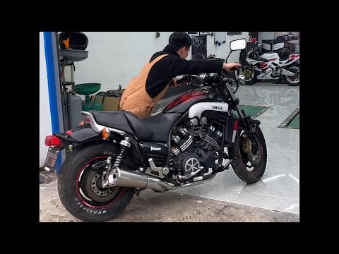 Видео: Реставрация гангстеров 80-х. YAMAHA Темный рыцарь воскрешён.