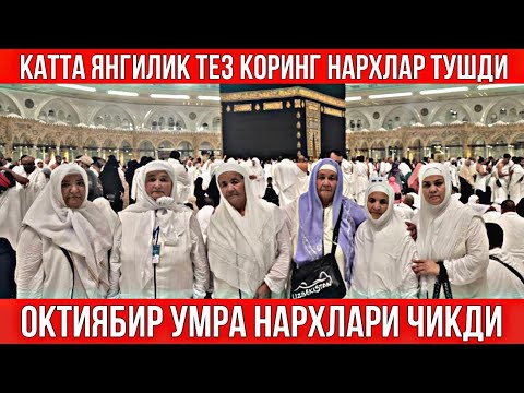 Видео: КАТТА ЯНГИЛИК ОКТИЯБИР УМРА НАРХЛАРИ АРЗОНЛАБ КЕТТИ ТЕЗ КОРИНГ | N.7 “Hikmat Umra Travel”