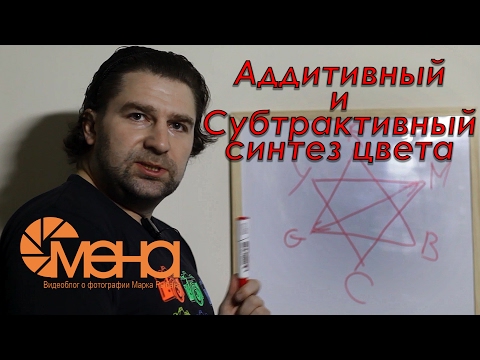 Видео: Аддитивный субтрактивный синтез цвета