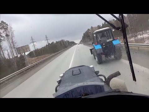 Видео: Еду на радостях. мужик офигел от такого обгона.